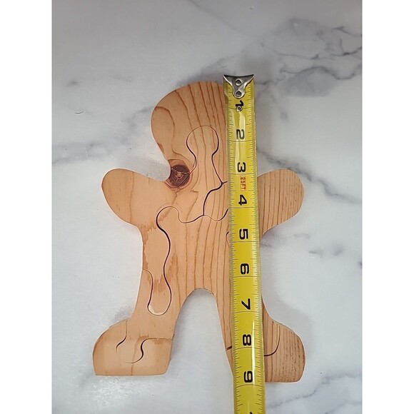 Vintage Wooden Handmade Gingerbread Wooden Puzzle - Picture 4 of 10